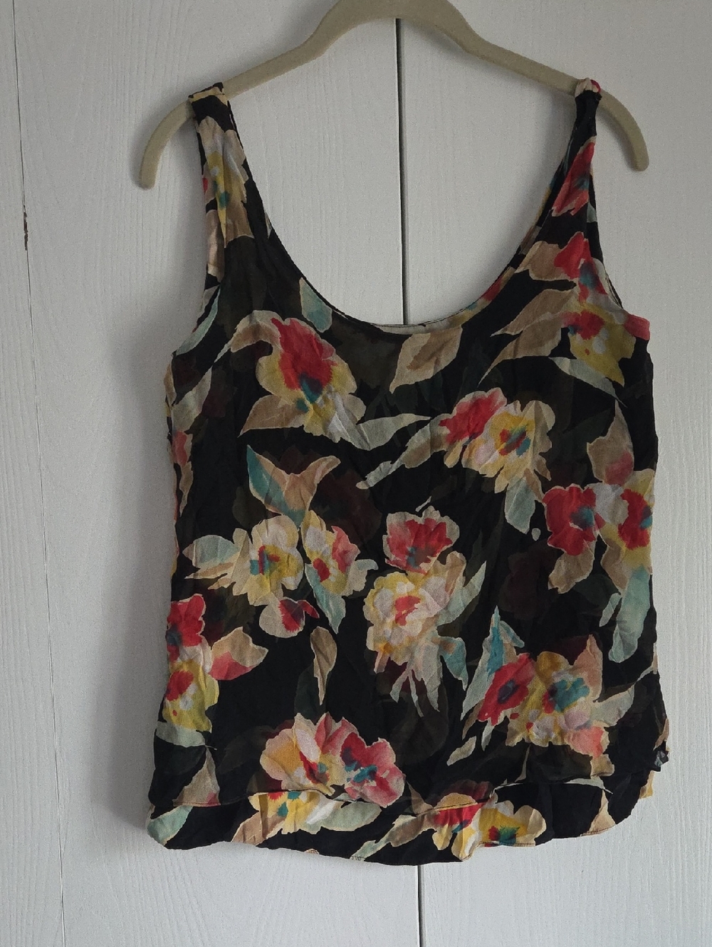 Dana Buchman Silk Floral Tank 10